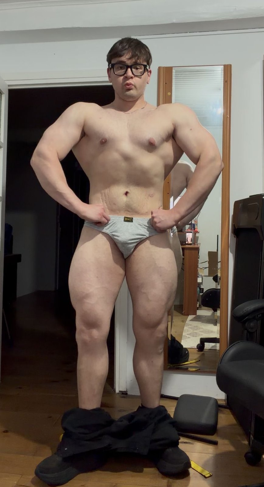 Transformación de Nico - antes del entrenamiento personal